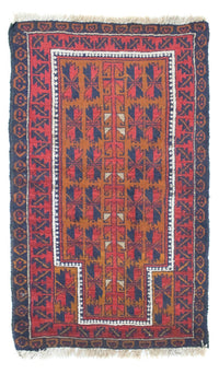 Tapis Belutsch - 143 x 84 cm - rouge