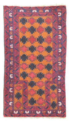 Tapis Belutsch - 126 x 77 cm - orange