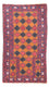 Tapis Belutsch - 126 x 77 cm - orange