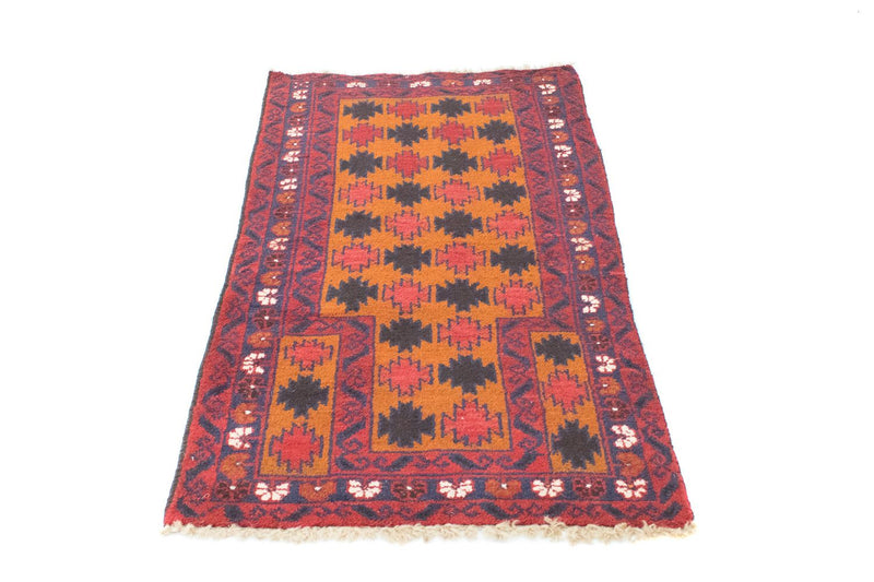 Tapis Belutsch - 126 x 77 cm - orange
