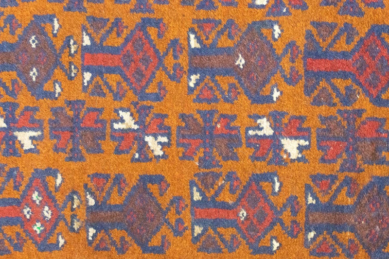 Tapis Belutsch - 138 x 85 cm - orange