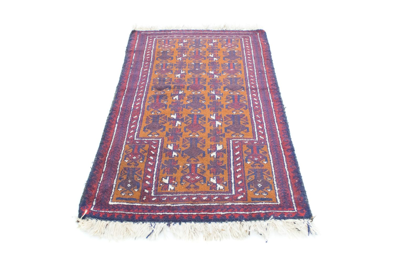 Tapis Belutsch - 138 x 85 cm - orange