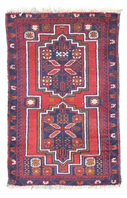 Tapis Belutsch - 137 x 80 cm - rouge