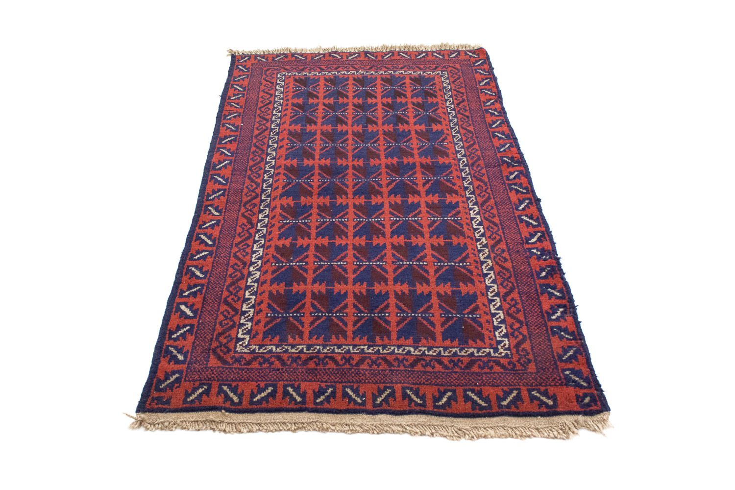 Tapis Belutsch - 137 x 84 cm - bleu