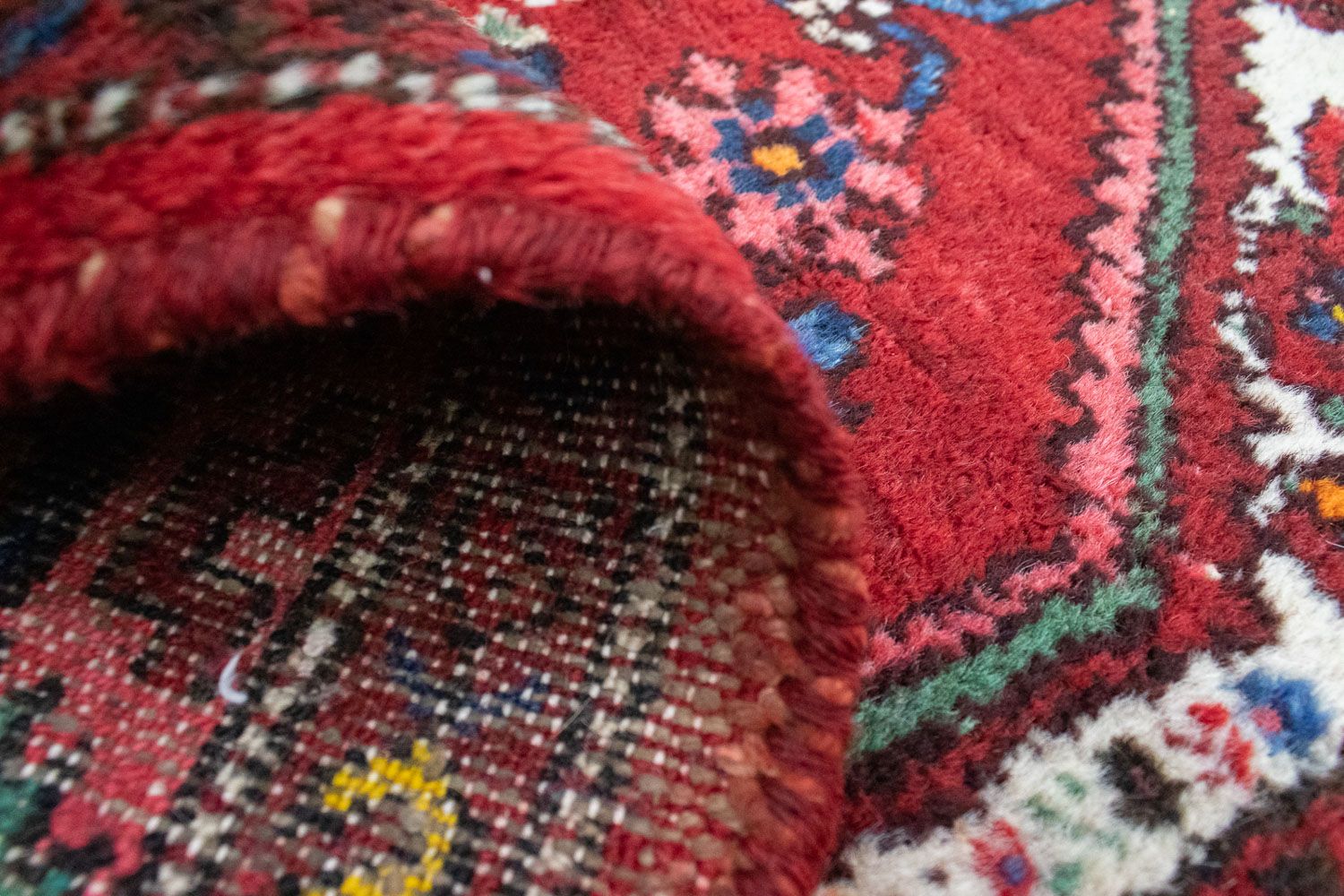 Tapis persan - Nomadic - 188 x 108 cm - rouge