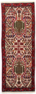Tapis de couloir Tapis persan - Nomadic - 152 x 57 cm - beige