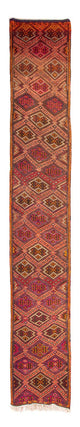 Kilim ancien Tapis 75x400cm