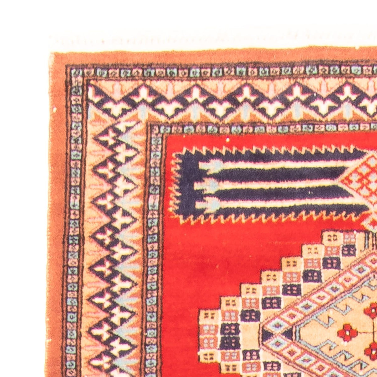 Tapis de couloir Tapis Pakistani - 285 x 79 cm - rouge