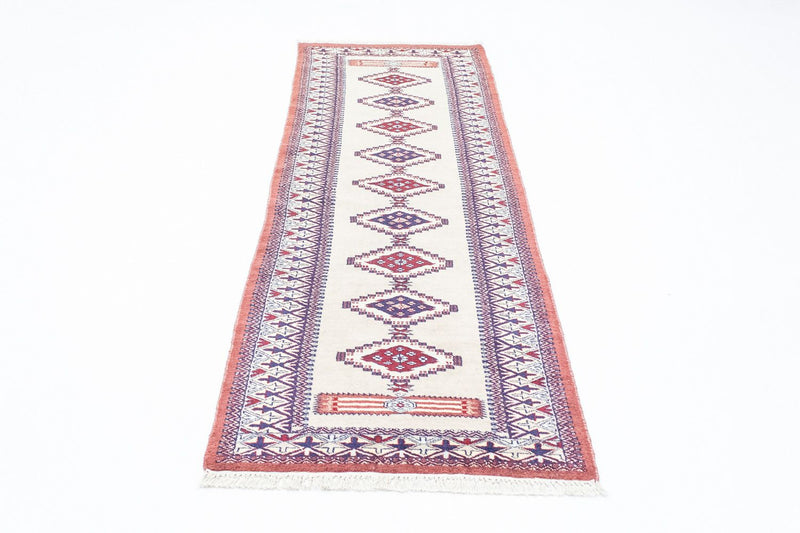 Tapis de couloir Tapis Pakistani - 195 x 65 cm - beige