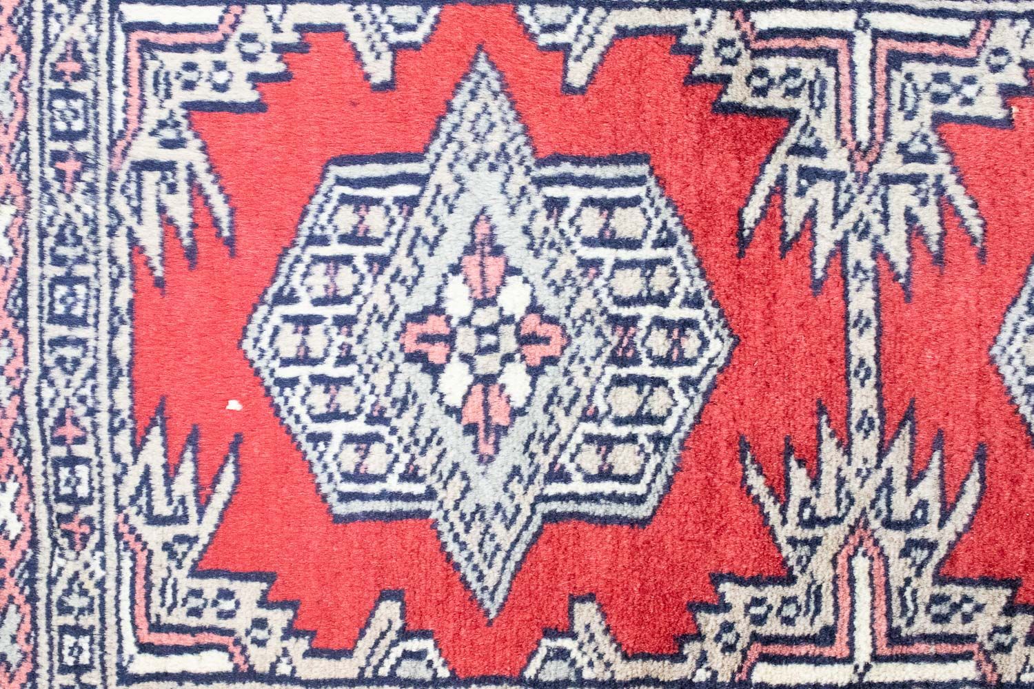 Tapis de couloir Tapis Pakistani - 160 x 50 cm - rouge