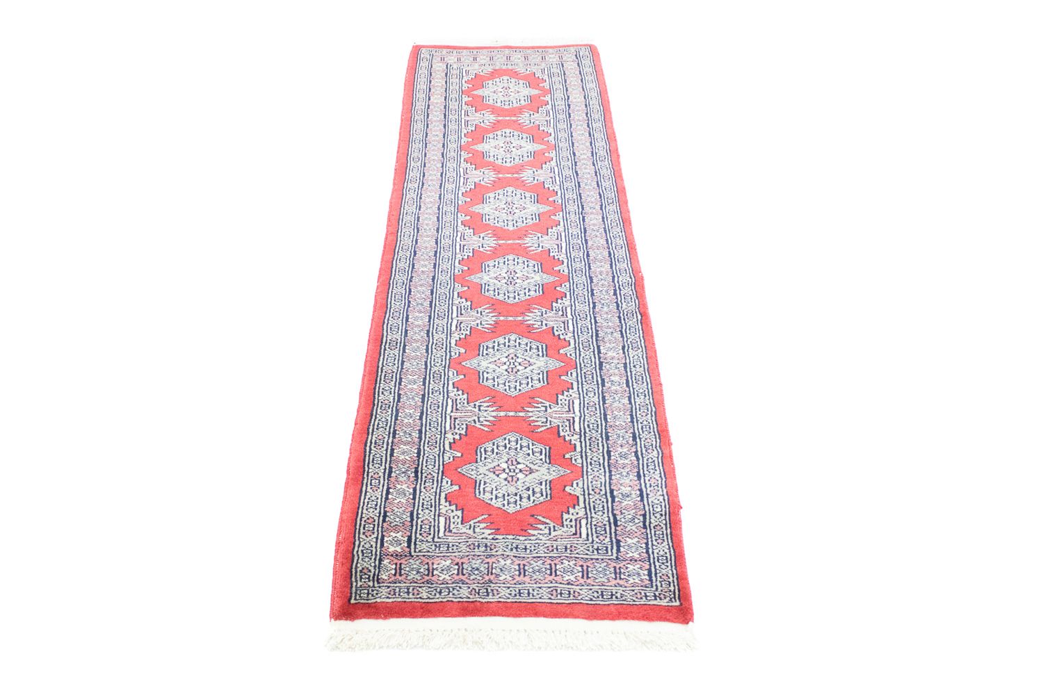 Tapis de couloir Tapis Pakistani - 160 x 50 cm - rouge