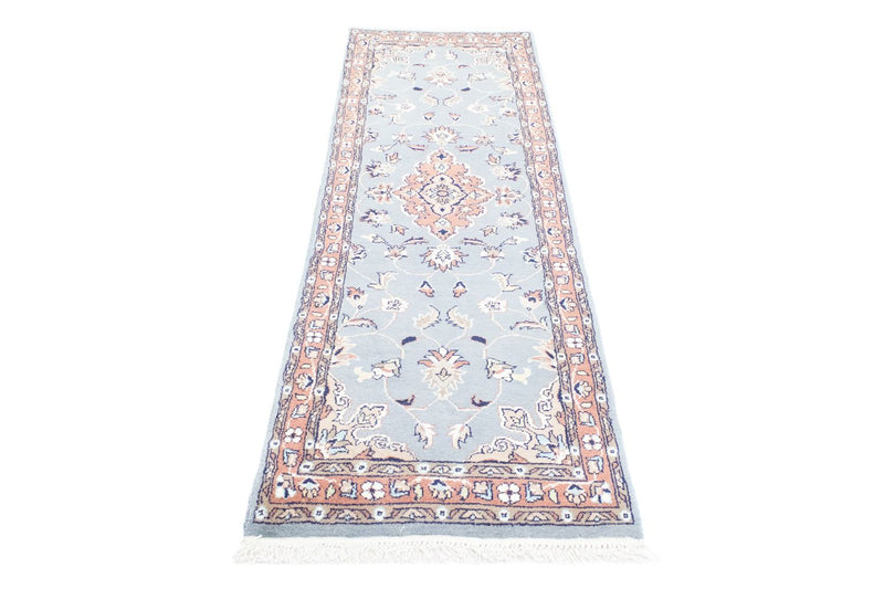 Tapis de couloir Tapis oriental - 187 x 63 cm - bleu clair