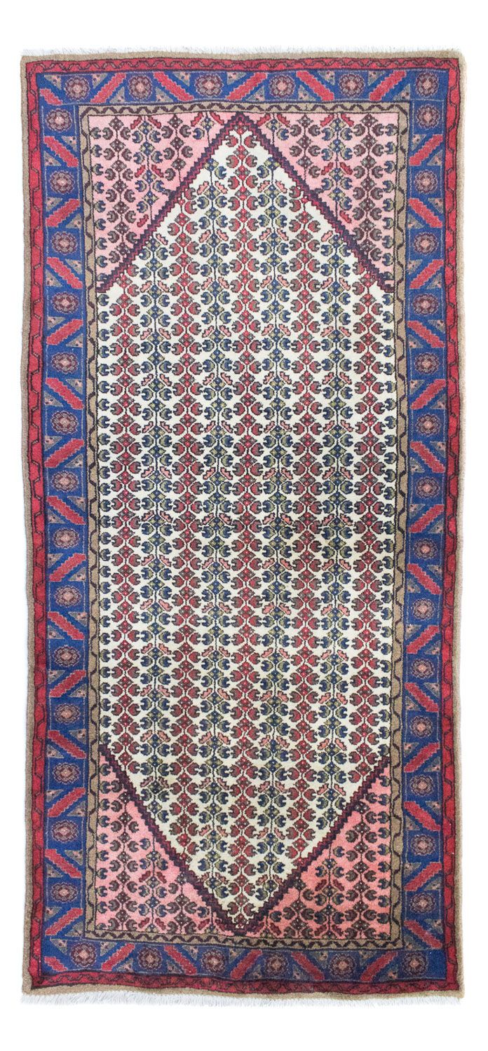 Tapis persan - Nomadic - 197 x 93 cm - bleu