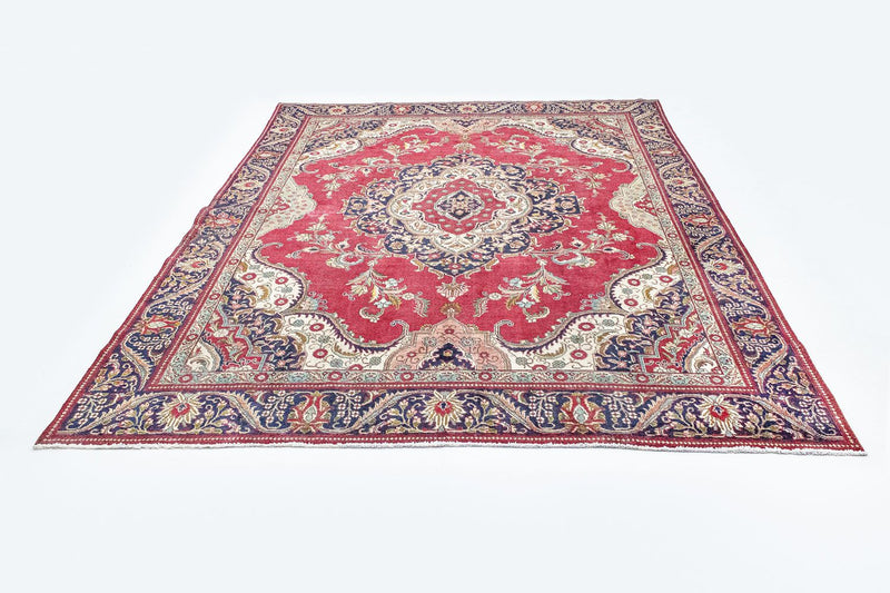 Tapis persan - Tabriz - 367 x 277 cm - rouge