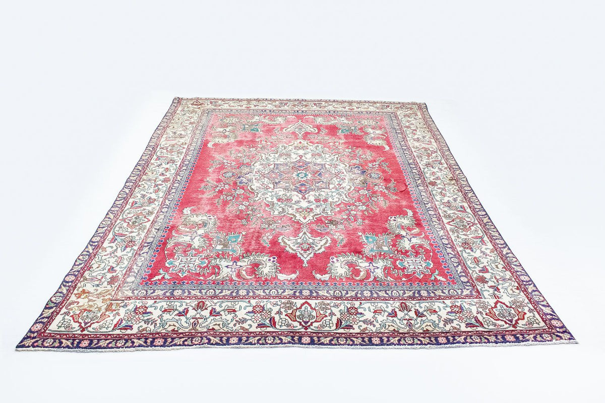 Tapis persan - Tabriz - 393 x 285 cm - rouge