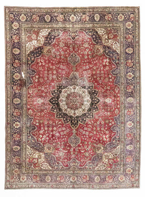 Tapis persan - Tabriz - 330 x 246 cm - rouge