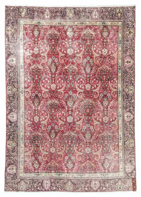Tapis persan - Tabriz - 323 x 225 cm - rouge