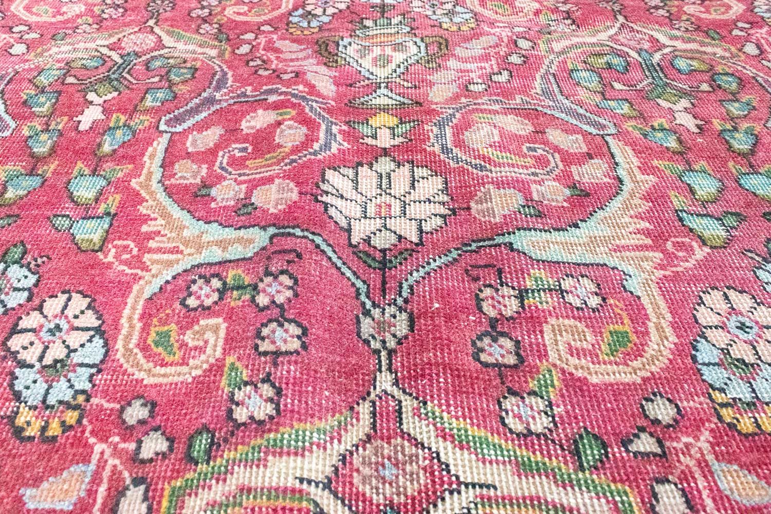 Tapis persan - Tabriz - 323 x 225 cm - rouge