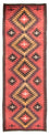 Tapis de couloir Tapis Kelim - Vieux - 435 x 150 cm - rouge clair