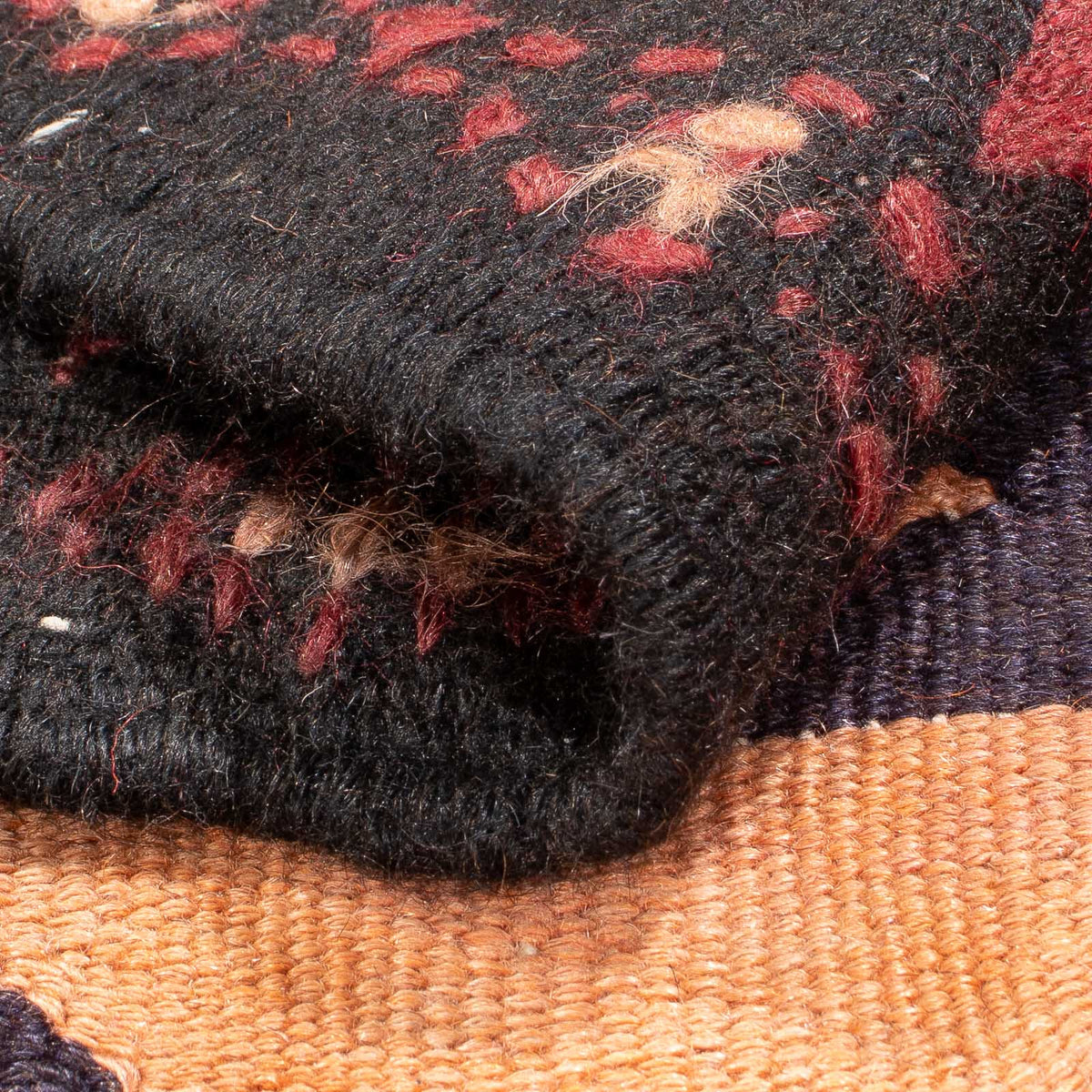 Tapis de couloir Tapis Kelim - Vieux - 435 x 150 cm - rouge clair