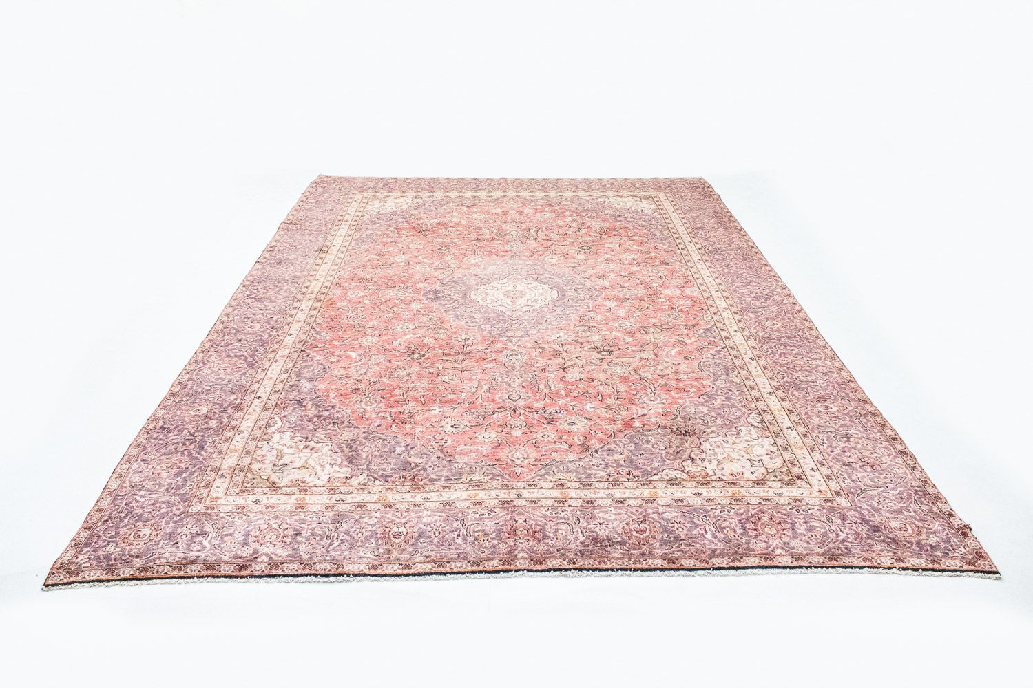 Tapis persan - Keshan - 394 x 277 cm - rouge