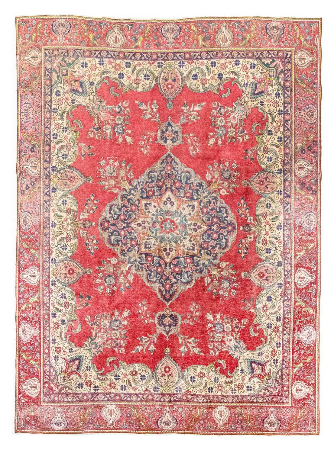 Tapis persan - Tabriz - 365 x 278 cm - rouge