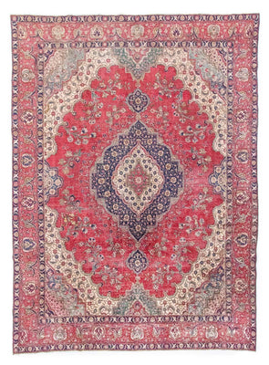 Tapis persan - Tabriz - 377 x 281 cm - rouge