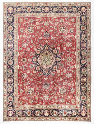 Tapis persan - Tabriz - 375 x 285 cm - rouge
