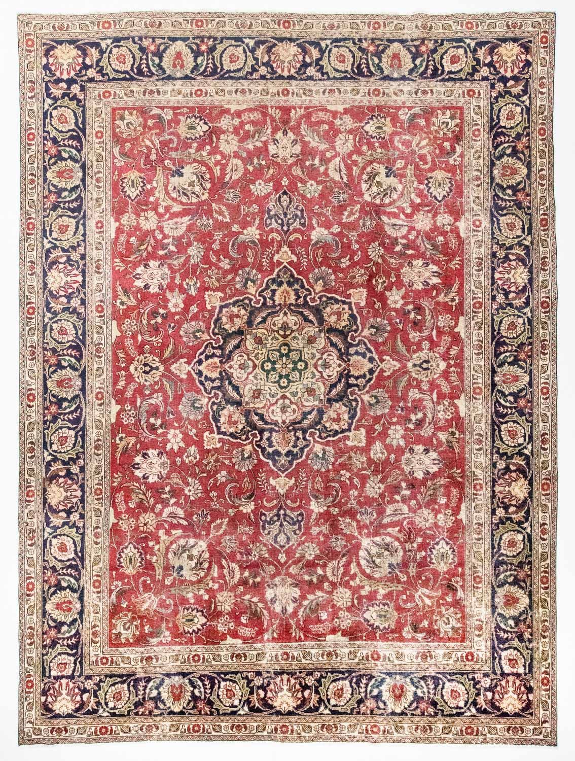 Tapis persan - Tabriz - 375 x 285 cm - rouge