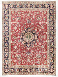 Tapis persan - Tabriz - 375 x 285 cm - rouge