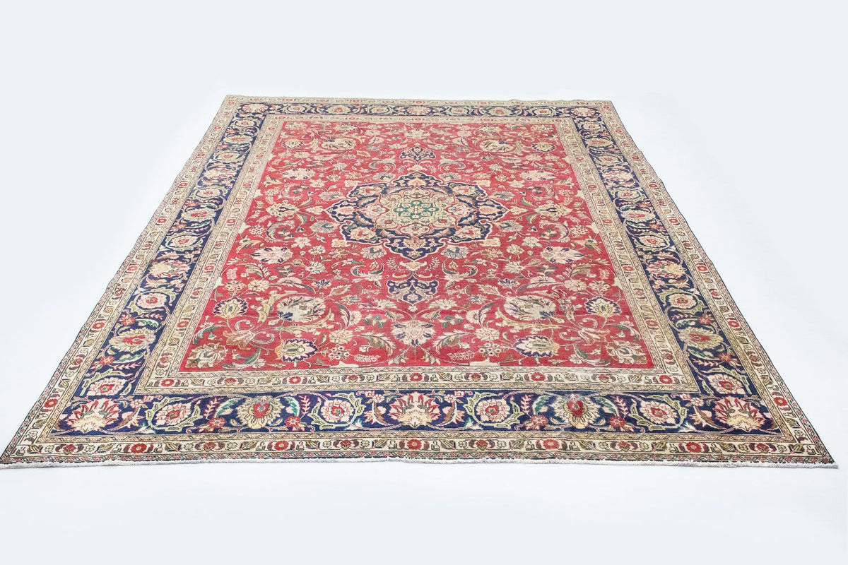 Tapis persan - Tabriz - 375 x 285 cm - rouge
