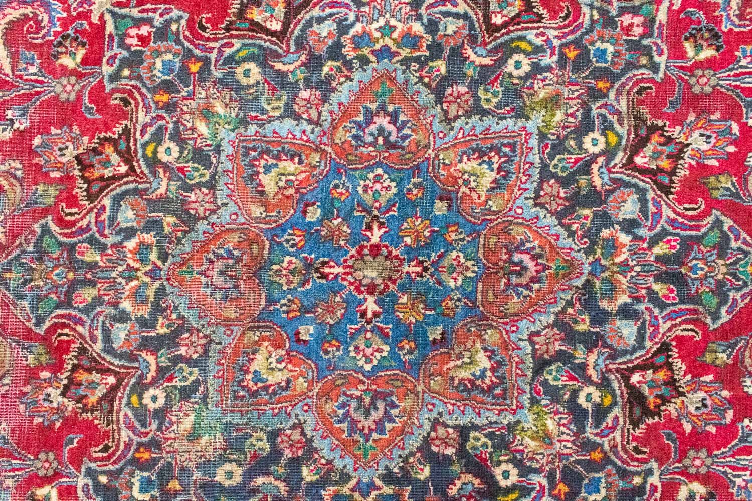 Tapis persan - Keshan - 377 x 282 cm - rouge