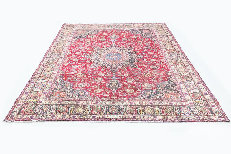 Tapis persan - Keshan - 377 x 282 cm - rouge