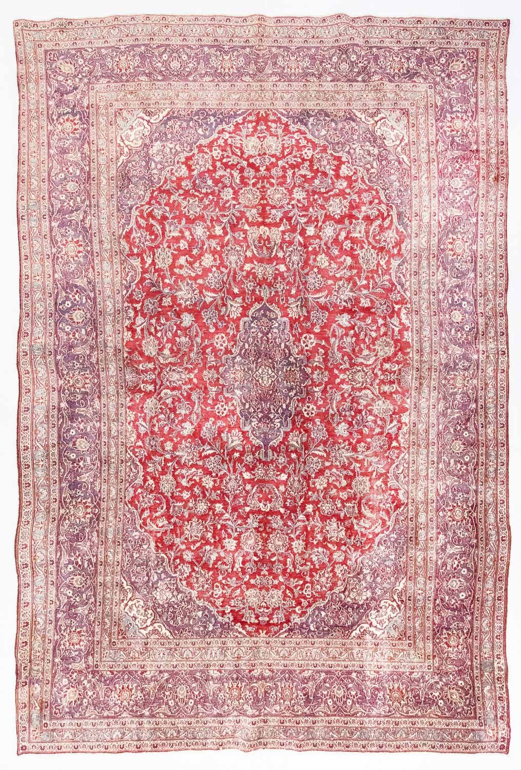 Tapis persan - Keshan - 382 x 243 cm - rouge