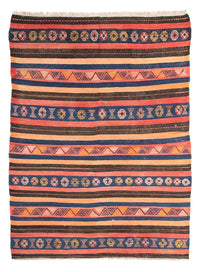 Tapis Kelim - Vieux - 220 x 155 cm - multicolore