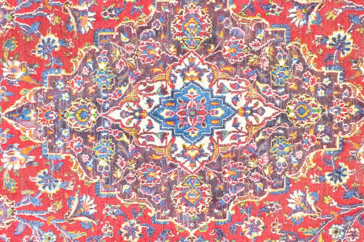 Tapis persan - Keshan - 388 x 295 cm - rouge