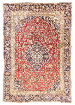 Tapis persan - Keshan - 385 x 260 cm - rouge