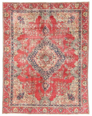 Tapis persan - Tabriz - 357 x 272 cm - rouge
