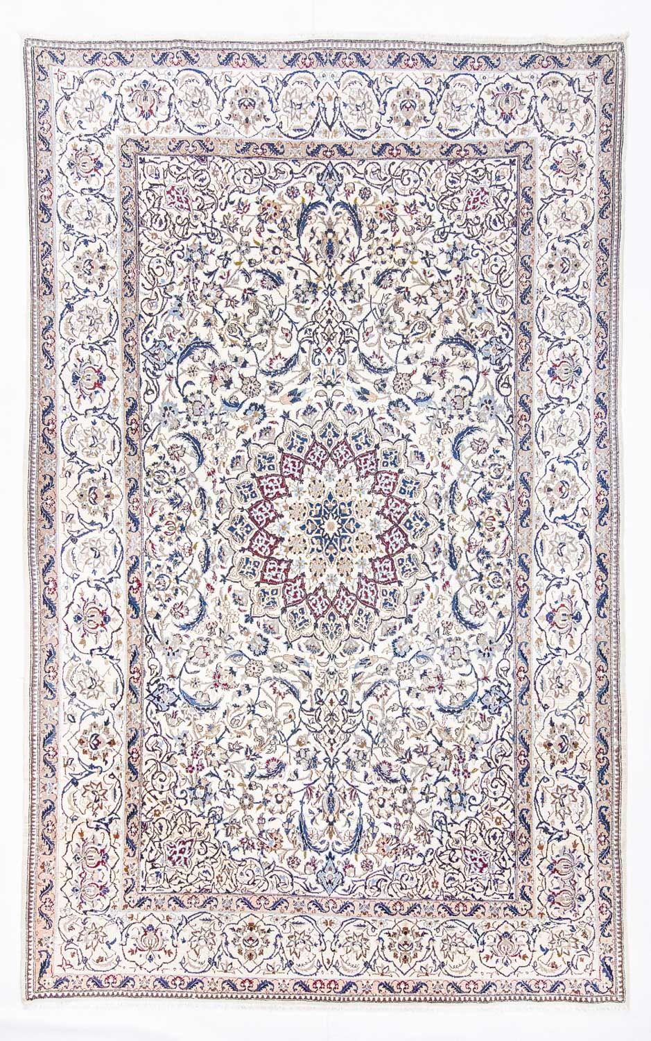 Tapis persan - Nain - Royal - 338 x 210 cm - beige