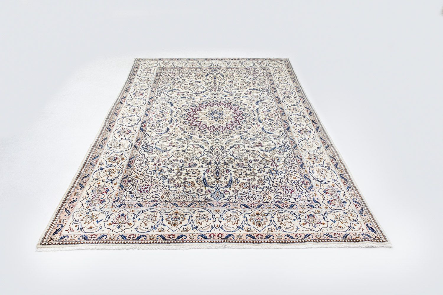 Tapis persan - Nain - Royal - 338 x 210 cm - beige