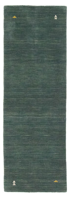 Tapis de couloir Tapis Gabbeh - Softy - 184 x 62 cm - vert