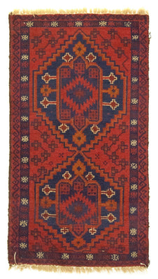 Tapis Belutsch - 127 x 70 cm - rouge