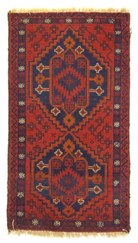 Tapis Belutsch - 127 x 70 cm - rouge