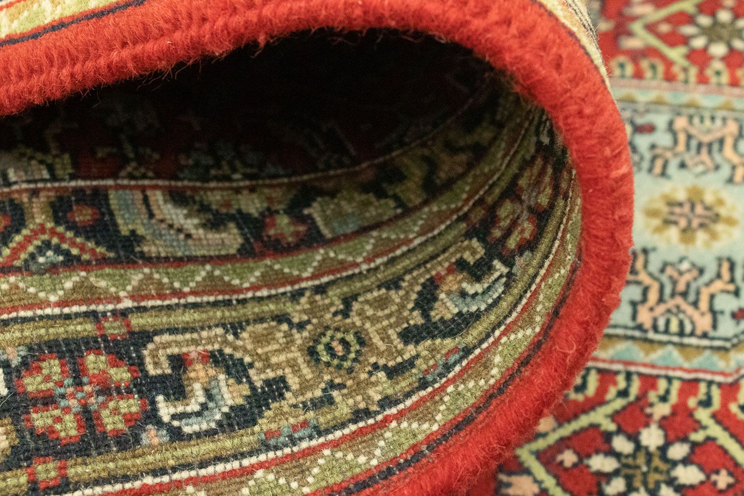 Tapis de couloir Tapis oriental - 400 x 80 cm - rouge