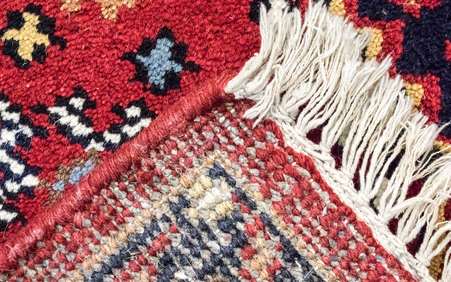 Tapis oriental - 160 x 90 cm - rouge