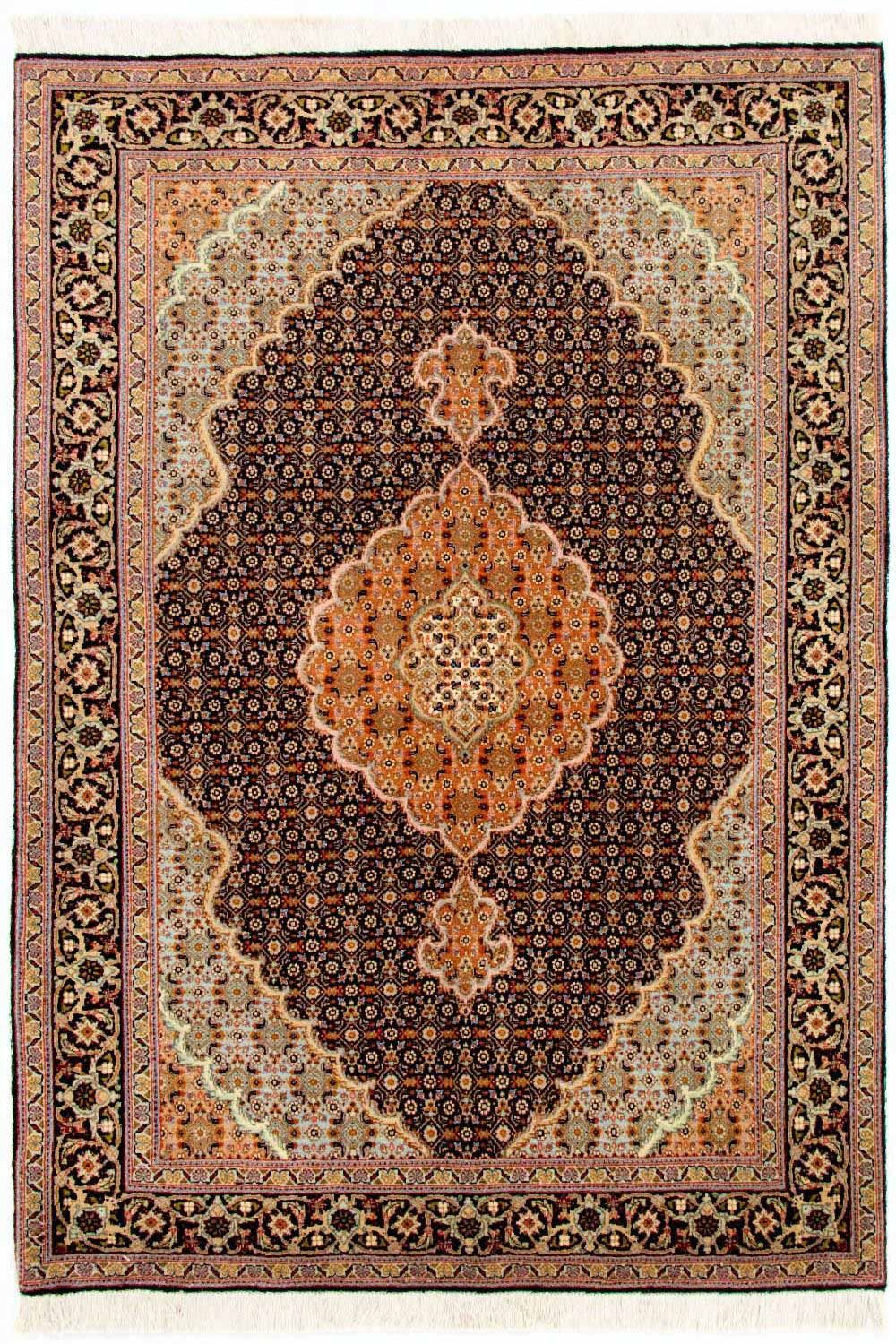 Tapis persan - Tabriz - Royal - 146 x 101 cm - bleu