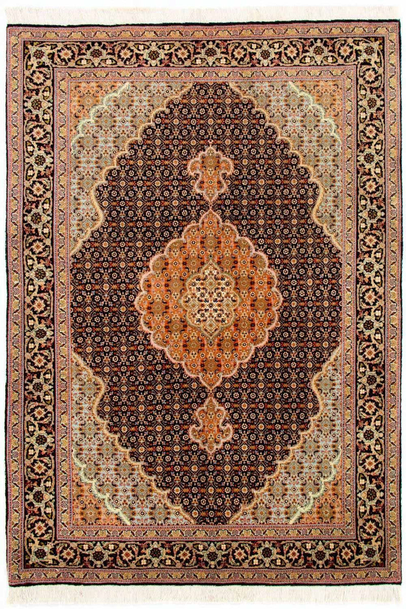 Tapis persan - Tabriz - Royal - 146 x 101 cm - bleu