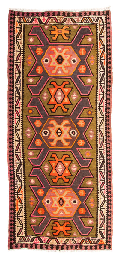 Kilim ancien Tapis 145x305cm
