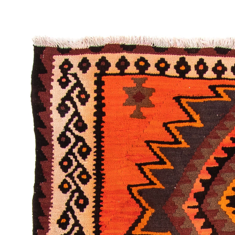 Tapis de couloir Tapis Kelim - Vieux - 265 x 145 cm - multicolore