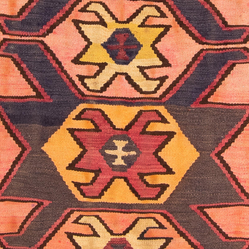 Tapis de couloir Tapis Kelim - Vieux - 265 x 140 cm - multicolore